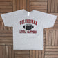 Columbiana Little Clippers Champions Graphic Tee | Size X-Large | Vintage 2000s Grey High School T-Shirt |