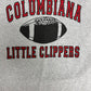 Columbiana Little Clippers Champions Graphic Tee | Size X-Large | Vintage 2000s Grey High School T-Shirt |