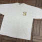 Hawaii State Fire Fighter Graphic Tee | Size X-Large | Vintage 1990s Promotional Grey T-Shirt |