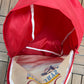 CIBC Bank Of The Toronto Blue Jays Graphic Backpack | Vintage 1980s MLB Baseball White Knapsack |