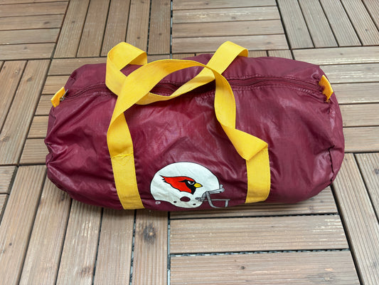 Arizona Cardinals Graphic Duffel Bag | One Size | Vintage 1990s NFL Football Red Bag |