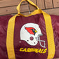 Arizona Cardinals Graphic Duffel Bag | One Size | Vintage 1990s NFL Football Red Bag |