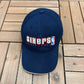 Philadelphia 76ers Basketball Graphic Hat | Strap Back | Vintage 2000s NBA Basketball Blue Hat |