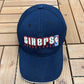 Philadelphia 76ers Basketball Graphic Hat | Strap Back | Vintage 2000s NBA Basketball Blue Hat |