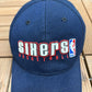 Philadelphia 76ers Basketball Graphic Hat | Strap Back | Vintage 2000s NBA Basketball Blue Hat |