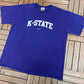 Kansas State Wildcats Nike Graphic Tee | Size XX-Large | Vintage 2000s College Purple T-Shirt |