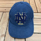 Notre Dame Fighting Irish Graphic Hat | Snap Back | Vintage 1990s Sports Specialties College Blue Cap |