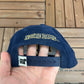 Notre Dame Fighting Irish Graphic Hat | Snap Back | Vintage 1990s Sports Specialties College Blue Cap |