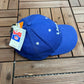 Detroit Lions Embroidered Graphic Hat | Strap Back | Vintage 2000s NFL Football Blue Cap |