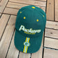 Green Bay Packers Embroidered Graphic Hat | Strap Back | Vintage 2000s NFL Football Green Cap |