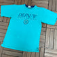 Depauw University Graphic Tee | Size X-Large | Vintage 1990s College Teal T-Shirt |