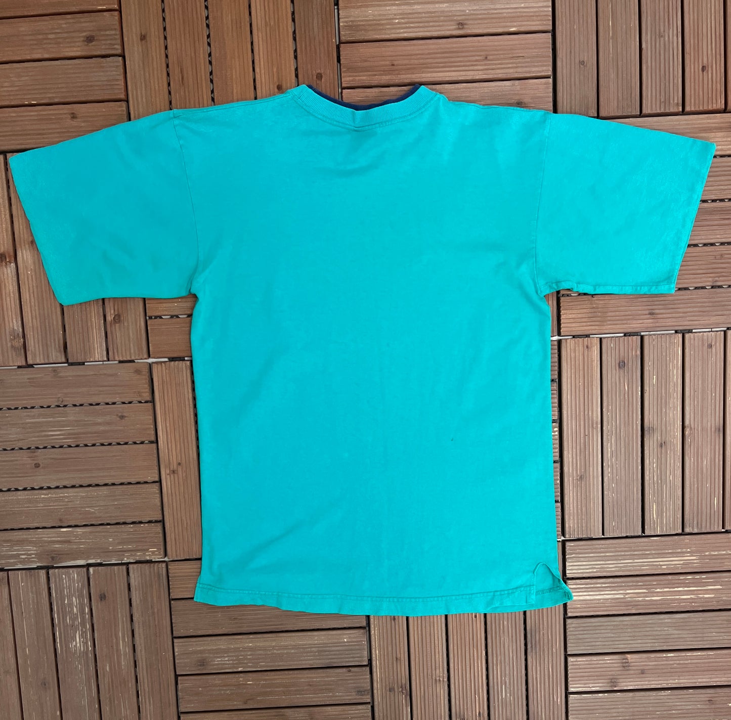 Depauw University Graphic Tee | Size X-Large | Vintage 1990s College Teal T-Shirt |