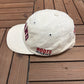 England Soccer Graphic Hat | Metal Clasp | Vintage 1990s World Cup Football White Cap |