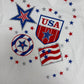 United States of America Big Print Graphic Tee | Size X-Large | Vintage 1990s Single Stitch Tourist T-Shirt |