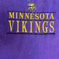 Minnesota Vikings Embroidered Graphic Tee | Size 3X-Large | Vintage 1990s NFL Football  Purple T-Shirt |