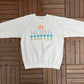 Las Vegas, Nevada Graphic Crewneck | Size X-Large | Vintage 1990s Promotional Tourist White Sweater |