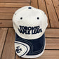 Toronto Maple Leafs Graphic Hat | Strap Back | Vintage 2000s NHL Hockey White Cap |