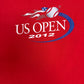 U.S. Open 2012 Graphic Tee | Size Large | Vintage 2000s Tennis Red T-Shirt |