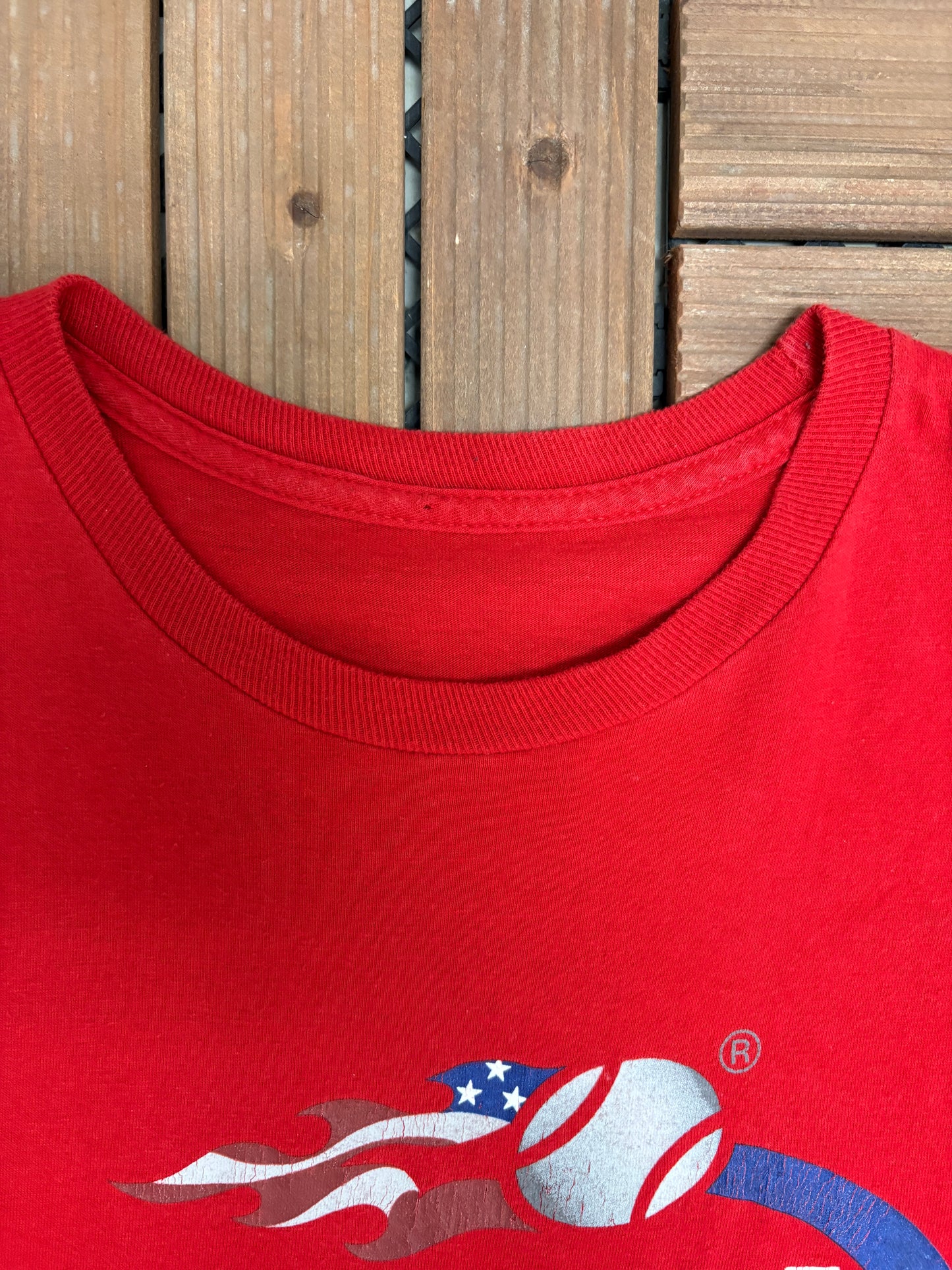 U.S. Open 2012 Graphic Tee | Size Large | Vintage 2000s Tennis Red T-Shirt |