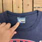 Cleveland Indians Team Of Destiny Graphic Tee | Size Medium | Vintage 1990s MLB Baseball Blue T-Shirt |