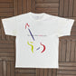 The House That Built Rock Graphic Tee | Size X-Large | Vintage 1990s Rock & Roll Hall Of Fame White T-Shirt |