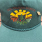 Ohio Tobacco Museum Graphic Hat | Snap Back | Vintage 1990s Promotional Green Cap |