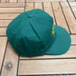 Ohio Tobacco Museum Graphic Hat | Snap Back | Vintage 1990s Promotional Green Cap |