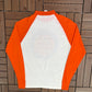 Denver Broncos Graphic Tee | Size Small | Vintage 1980s NFL Football White Long Sleeve |