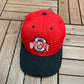 Ohio State Buckeyes Rose Bowl 1997 Graphic Hat | Snap Back | Vintage 1990s College Sports Red Cap |