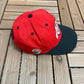 Ohio State Buckeyes Rose Bowl 1997 Graphic Hat | Snap Back | Vintage 1990s College Sports Red Cap |