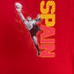 Spain National Football Team Graphic Tee | Size Large | Vintage 2000s Soccer Red T-Shirt |