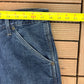 Wrangler Fleece Lined Straight Leg Denim Jeans | Size 34 x 30 | Vintage 2000s Blue Jeans |