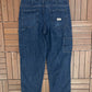 Wrangler Fleece Lined Straight Leg Denim Jeans | Size 34 x 30 | Vintage 2000s Blue Jeans |