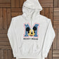 Disney Mickey Mouse Graphic Hoodie | Size Large | Retro 2000s Cartoon White Sweatshirt |