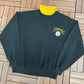 Pittsburgh Steelers Embroidered Turtleneck Graphic Crewneck | Size X-Large | Vintage 1990s NFL Football Black Sweater |