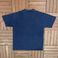 United States Navy Chiefs Graphic Tee | Size X-Large | Vintage 1990s Promotional Blue T-Shirt |