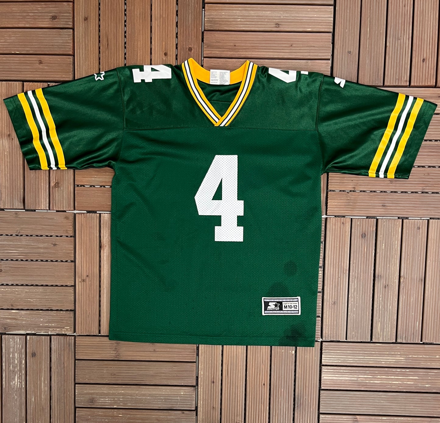 Green Bay Packers Brett Favre Football Jersey | Size Youth Medium | Vintage 1990s NFL Football Jersey |