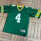 Green Bay Packers Brett Favre Football Jersey | Size Youth Medium | Vintage 1990s NFL Football Jersey |