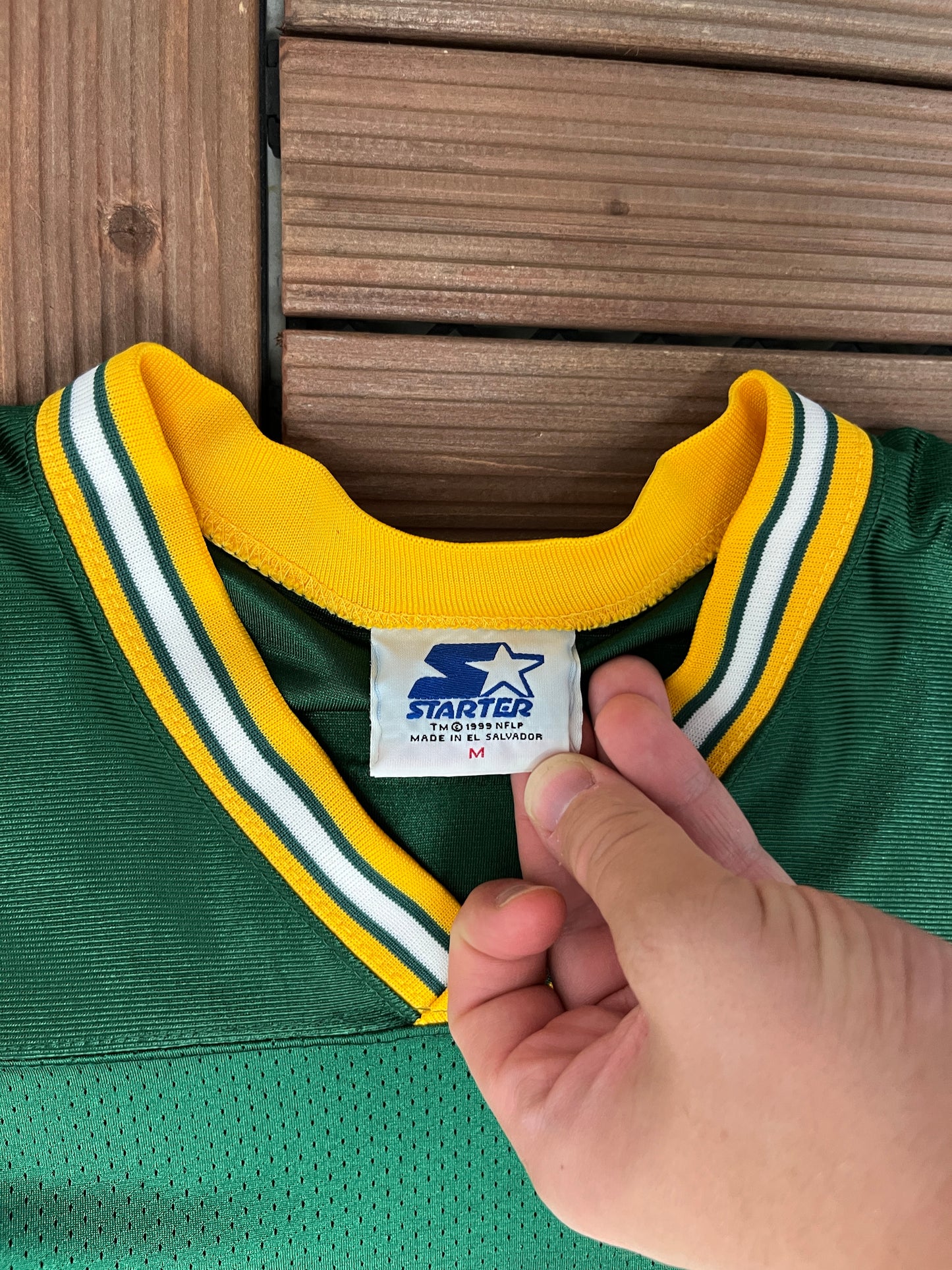 Green Bay Packers Brett Favre Football Jersey | Size Youth Medium | Vintage 1990s NFL Football Jersey |