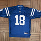 Indianapolis Colts Peyton Manning Football Jersey | Size X-Large | Vintage 2000s Yellow NFL Blue Jersey |