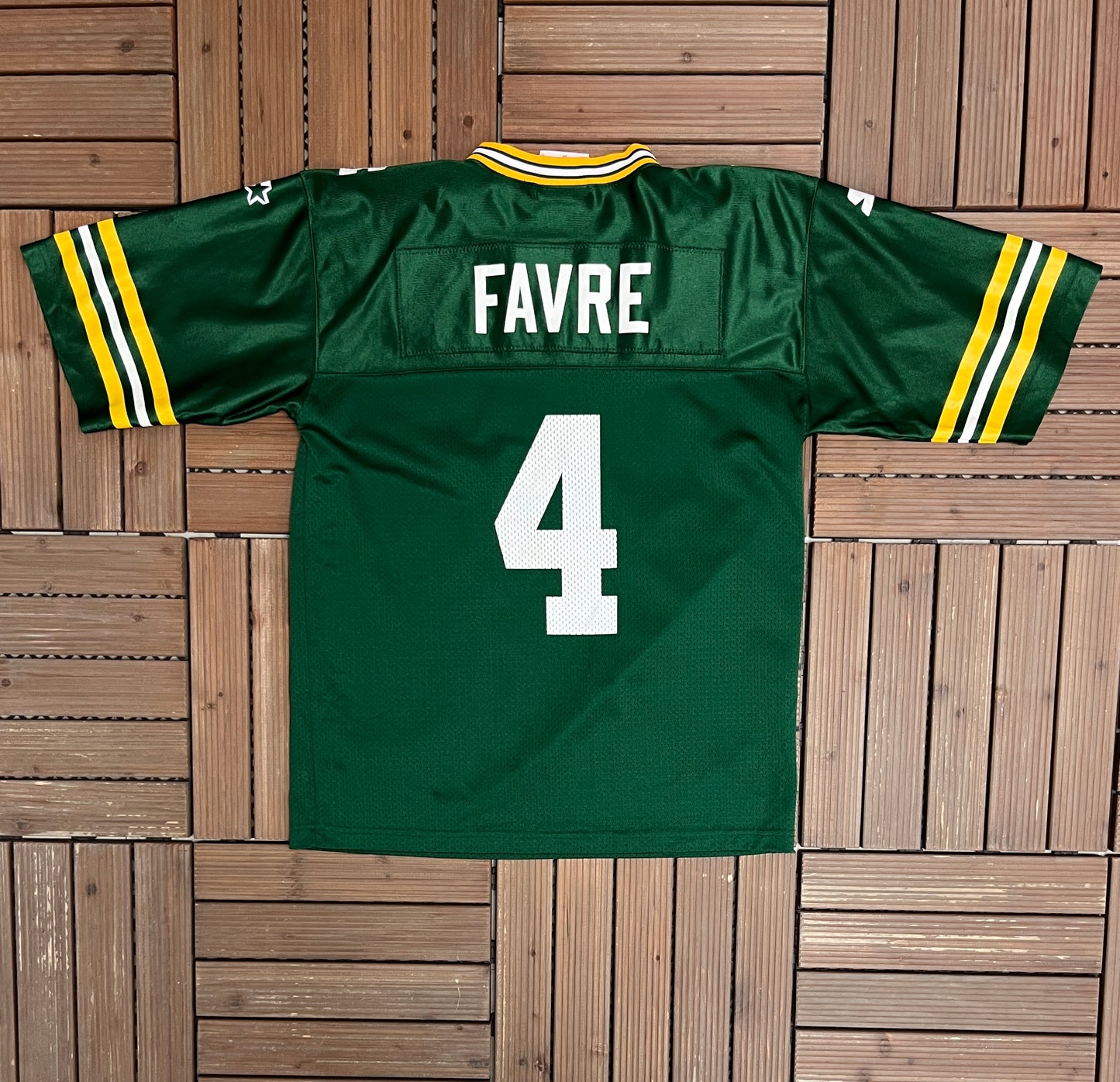 Green Bay Packers Brett Favre Football Jersey | Size Youth Medium | Vintage 1990s NFL Football Jersey |