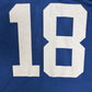 Indianapolis Colts Peyton Manning Football Jersey | Size X-Large | Vintage 2000s Yellow NFL Blue Jersey |
