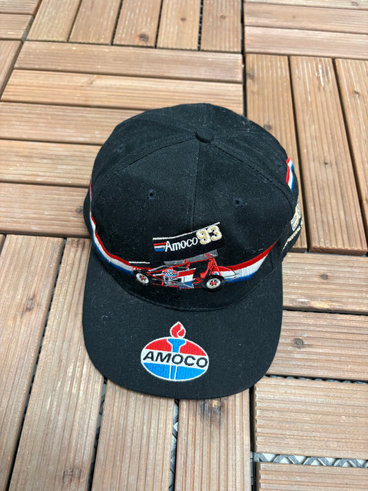 Dave Blaney Inaugural Season '98 Embroidered Hat | Snap Back | Vintage 1990s NASCAR Racing Black Cap |