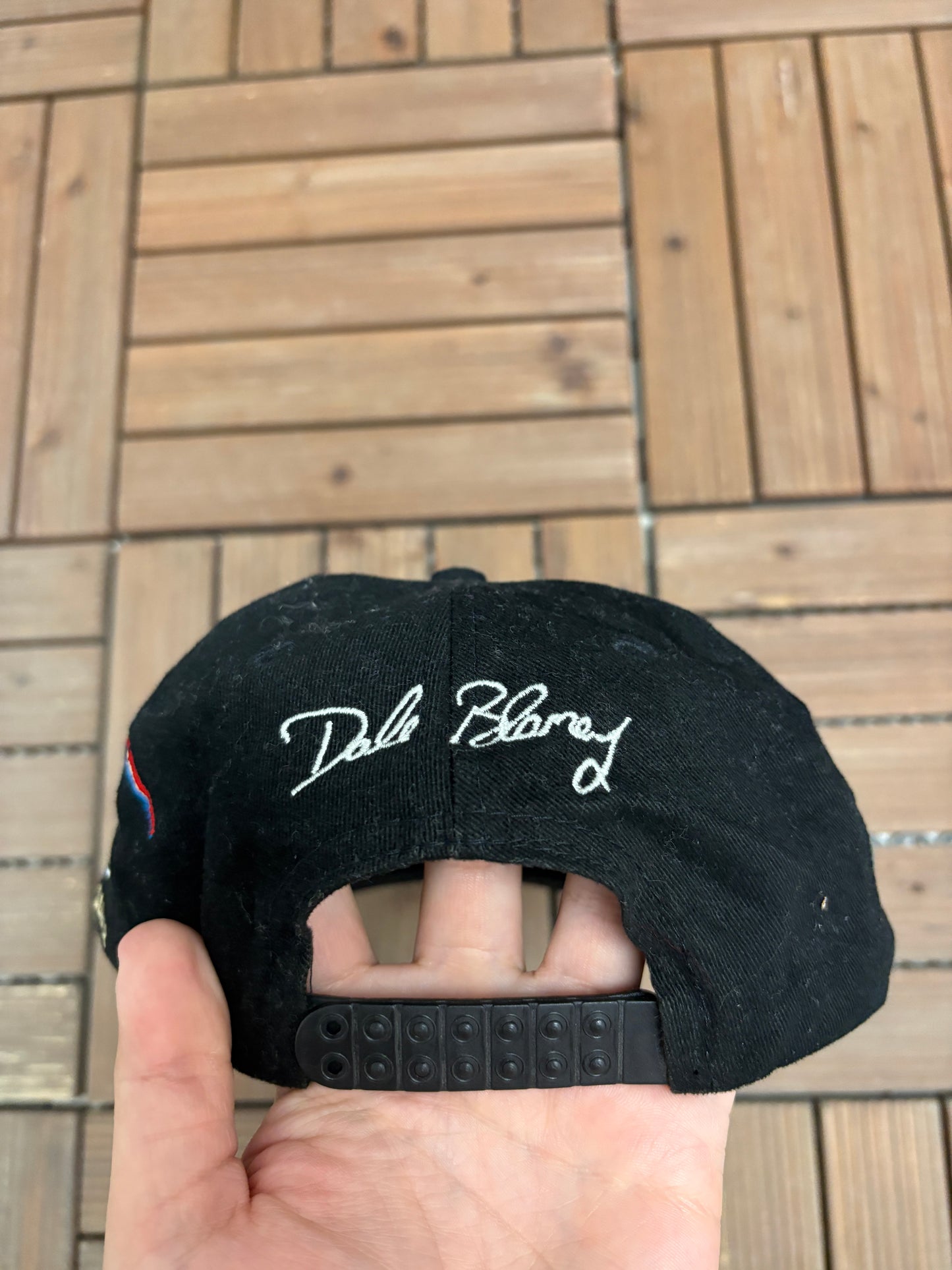 Dave Blaney Inaugural Season '98 Embroidered Hat | Snap Back | Vintage 1990s NASCAR Racing Black Cap |