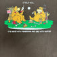 I Told You It's White With Fisherman And Red With Hunter Graphic Tee | Size Large | Vintage 2000s Funny Brown T-Shirt |