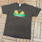 I Told You It's White With Fisherman And Red With Hunter Graphic Tee | Size Large | Vintage 2000s Funny Brown T-Shirt |
