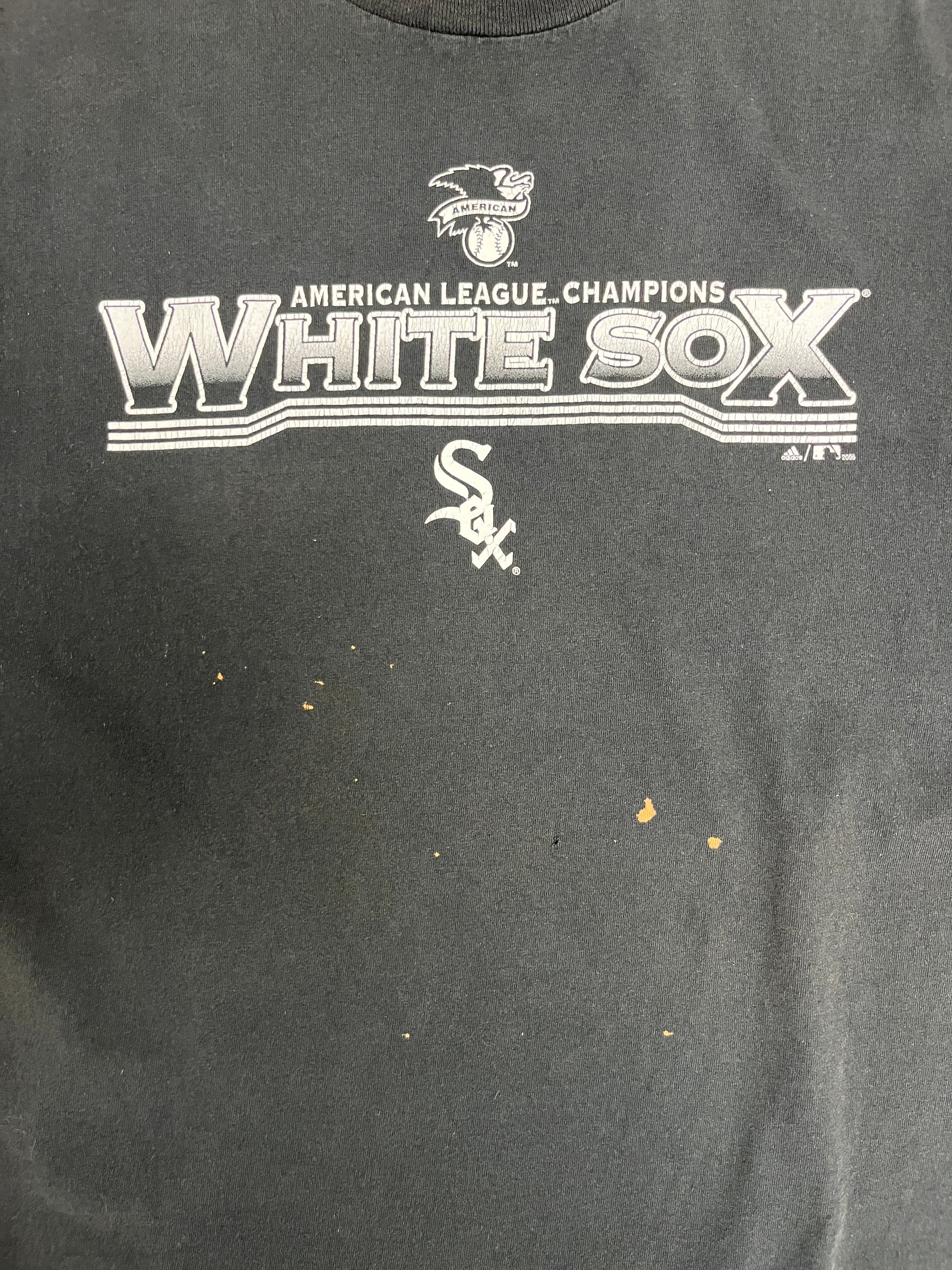 Vintage 00s Grey MLB White Sox Chicago T-Shirt - XX-Large Cotton