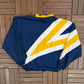 West Virginia Mountaineers Embroidered Graphic Windbreaker | Size Small | Vintage 1990s College Windbreaker Coat |