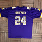 Minnesota Vikings Robert Griffith Football Jersey | Size XX-Large | Vintage 1990s Purple NFL Football Jersey |