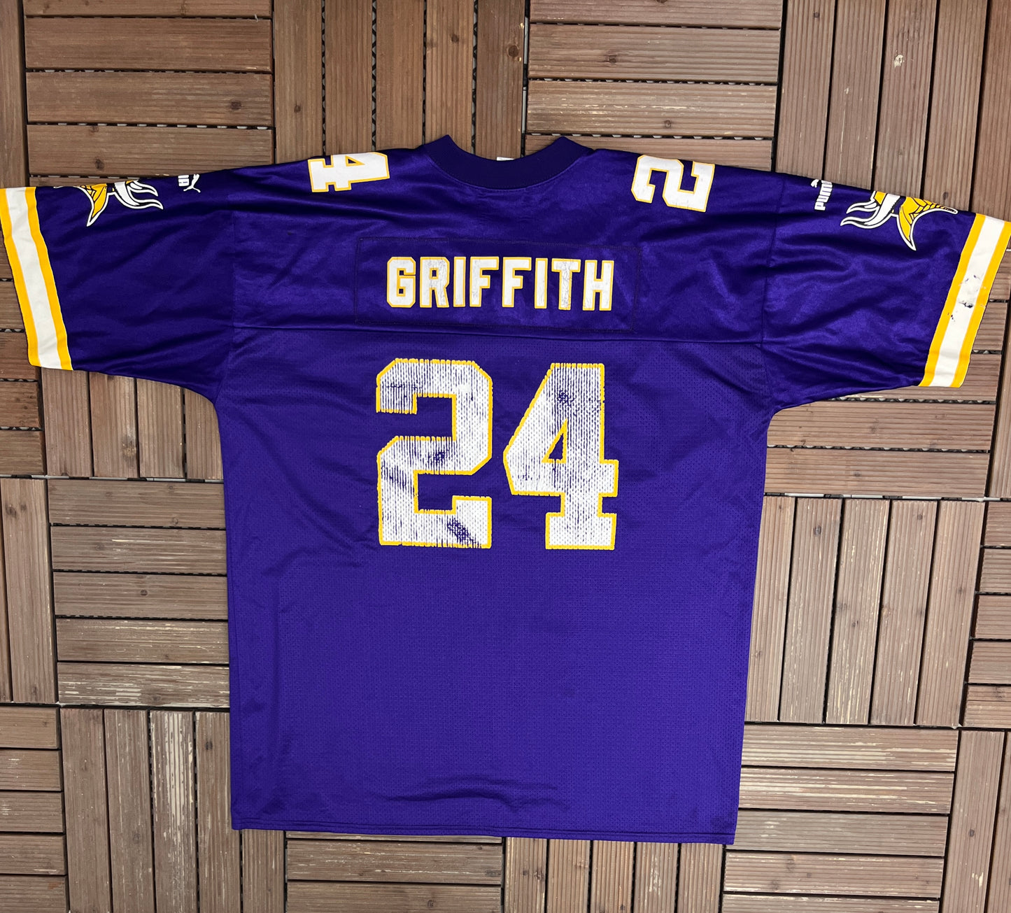 Minnesota Vikings Robert Griffith Football Jersey | Size XX-Large | Vintage 1990s Purple NFL Football Jersey |